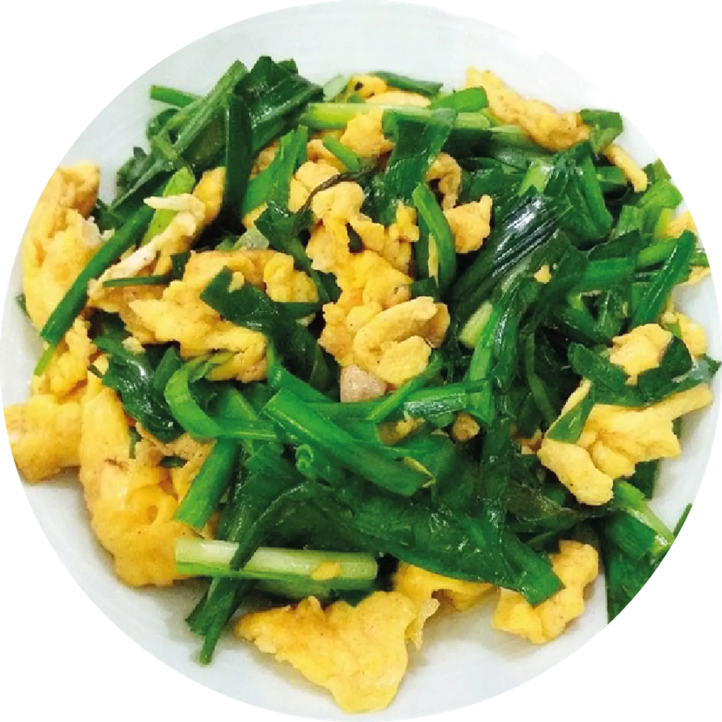 بيض مخفوق بالسبانخ