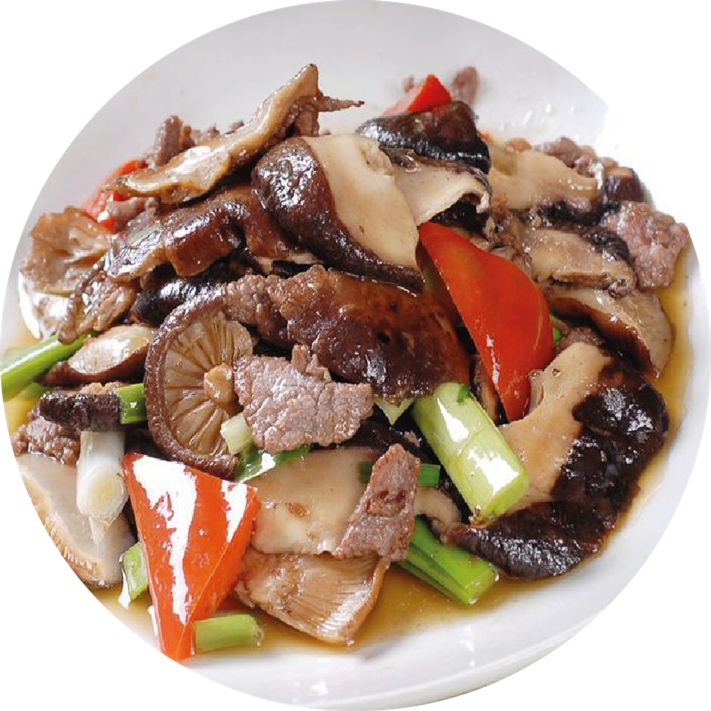 Sauteed Mushroom With Meat