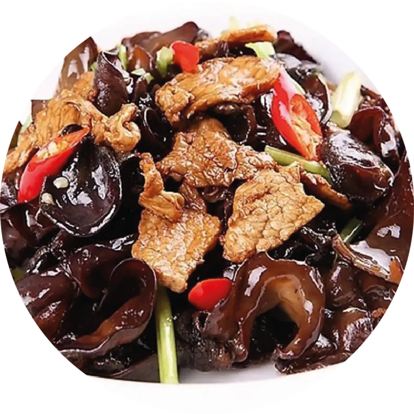Fried Beef With Black Fungus