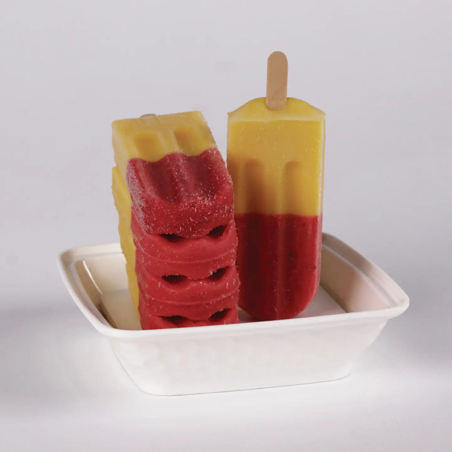 Strawberry And Mango Popsicle