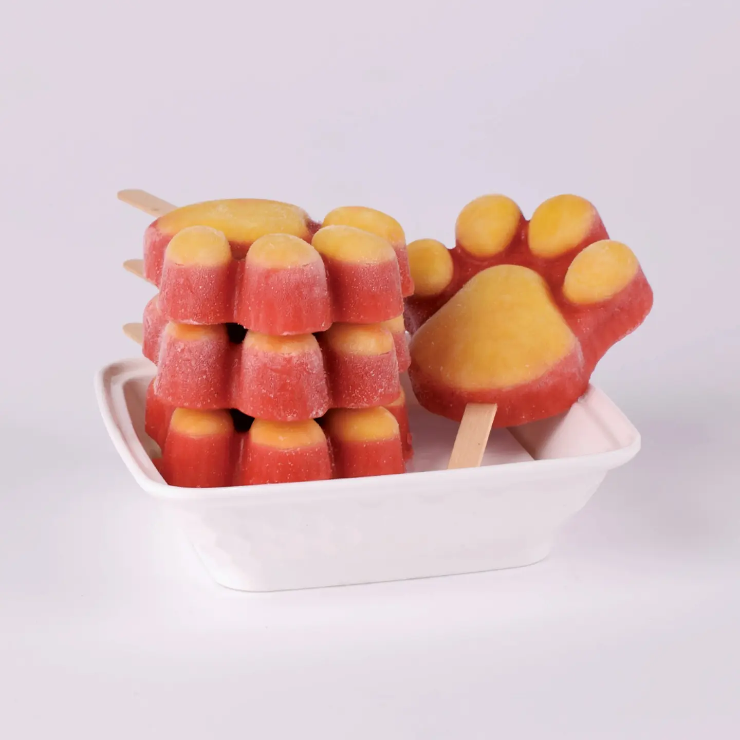 Strawberry Mango Shape Popsicle