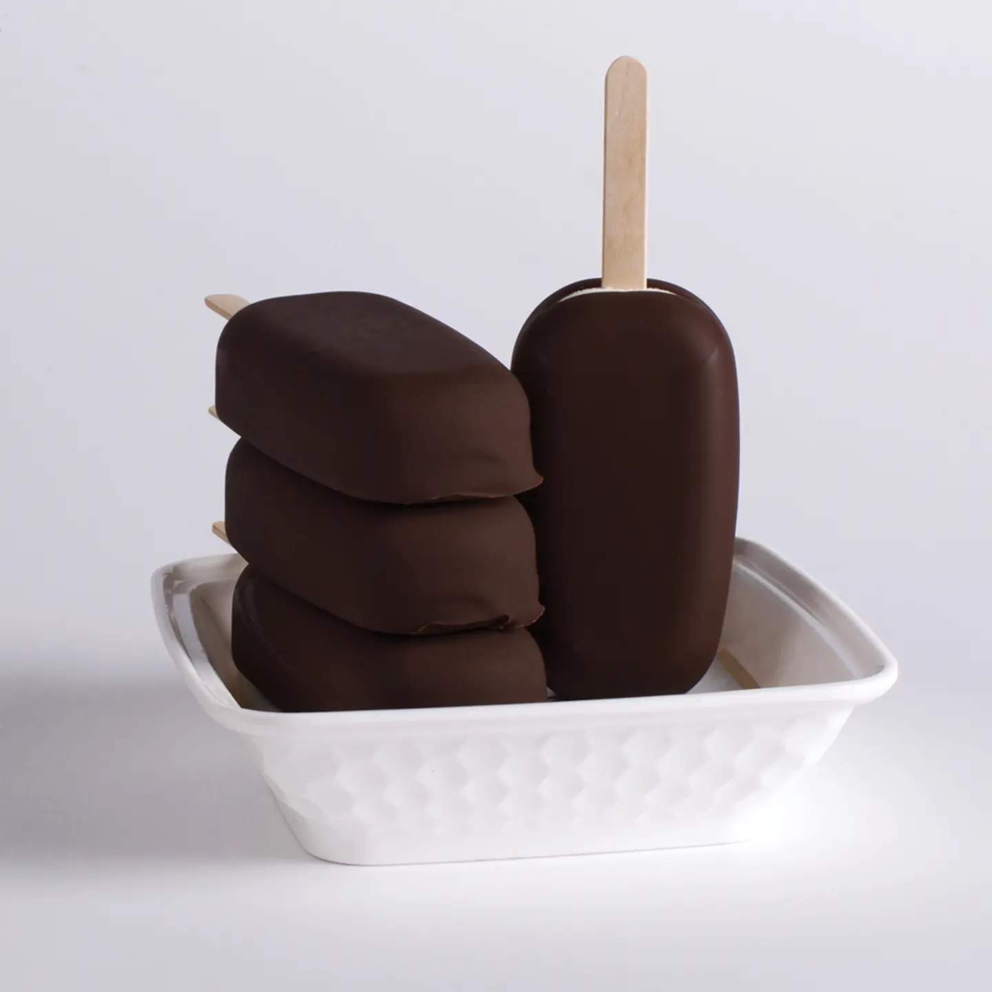 Chocolate Vanilla Bar Popsicle