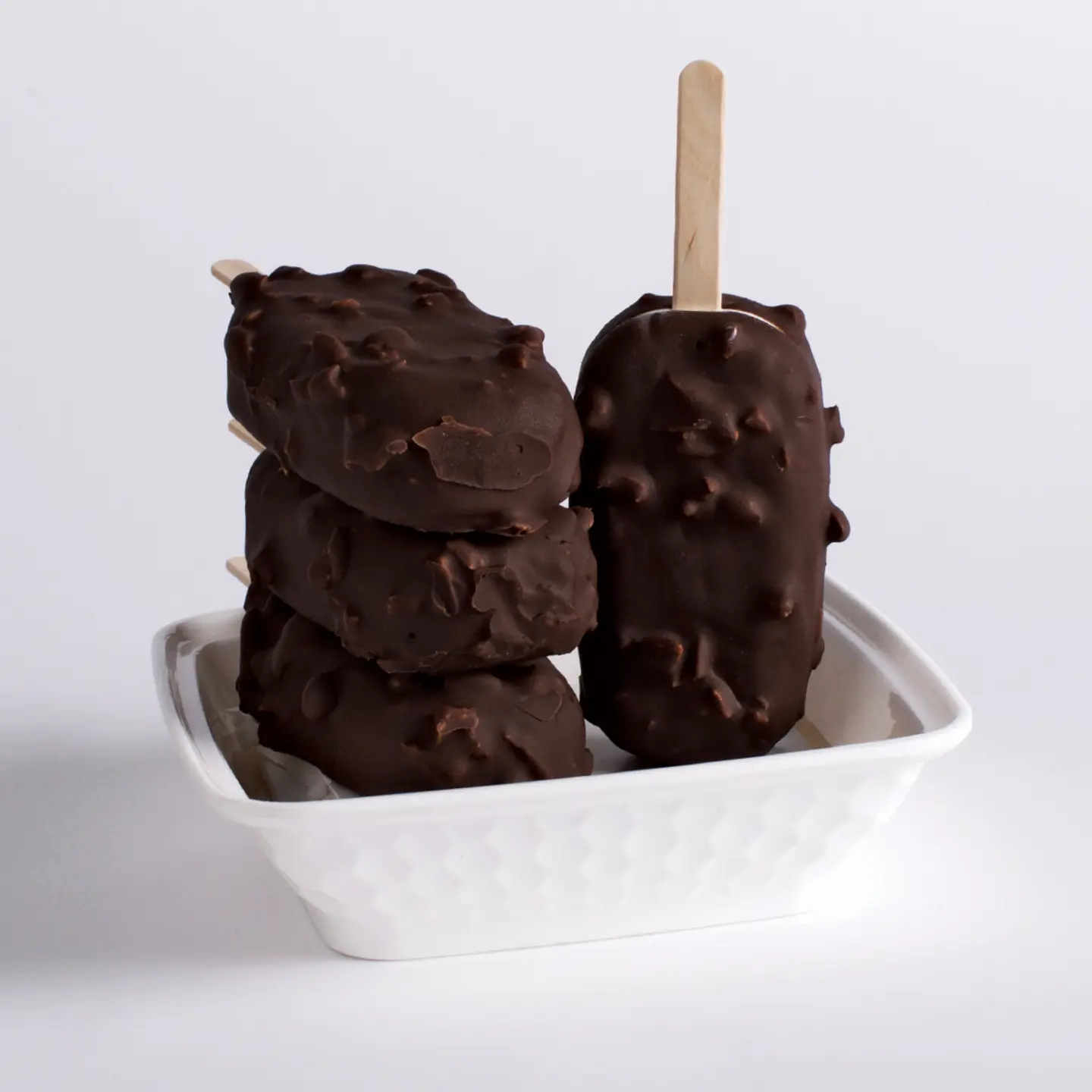 Chocolate Vanilla Nuts Popsicle