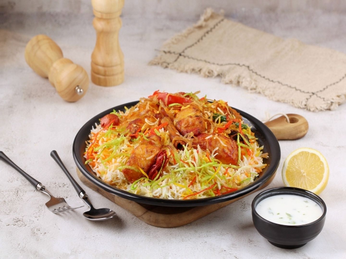 بريانى فيلية سمك. - بريانى فيلية سمك صغير