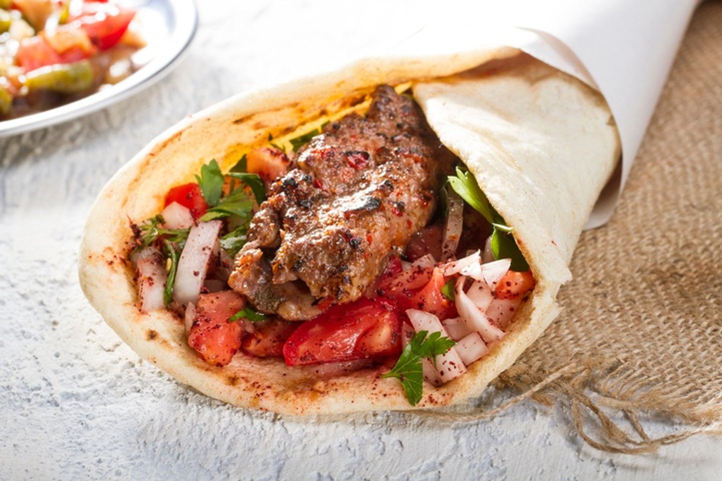 Meat Kebab Sandwich