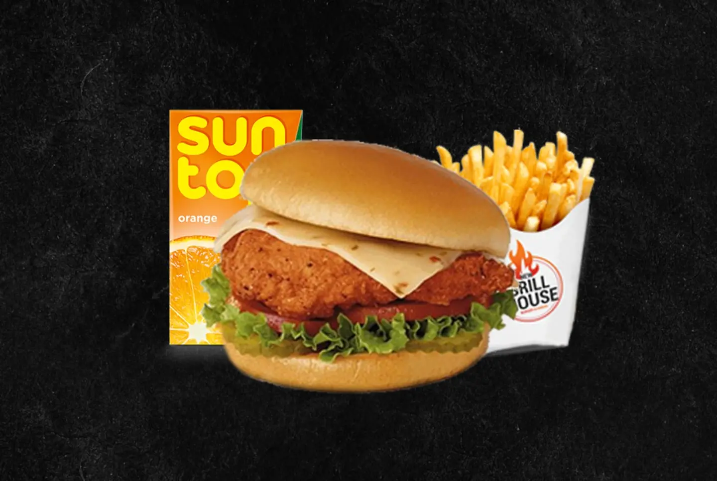 وجبة برجر أطفال كرسبي