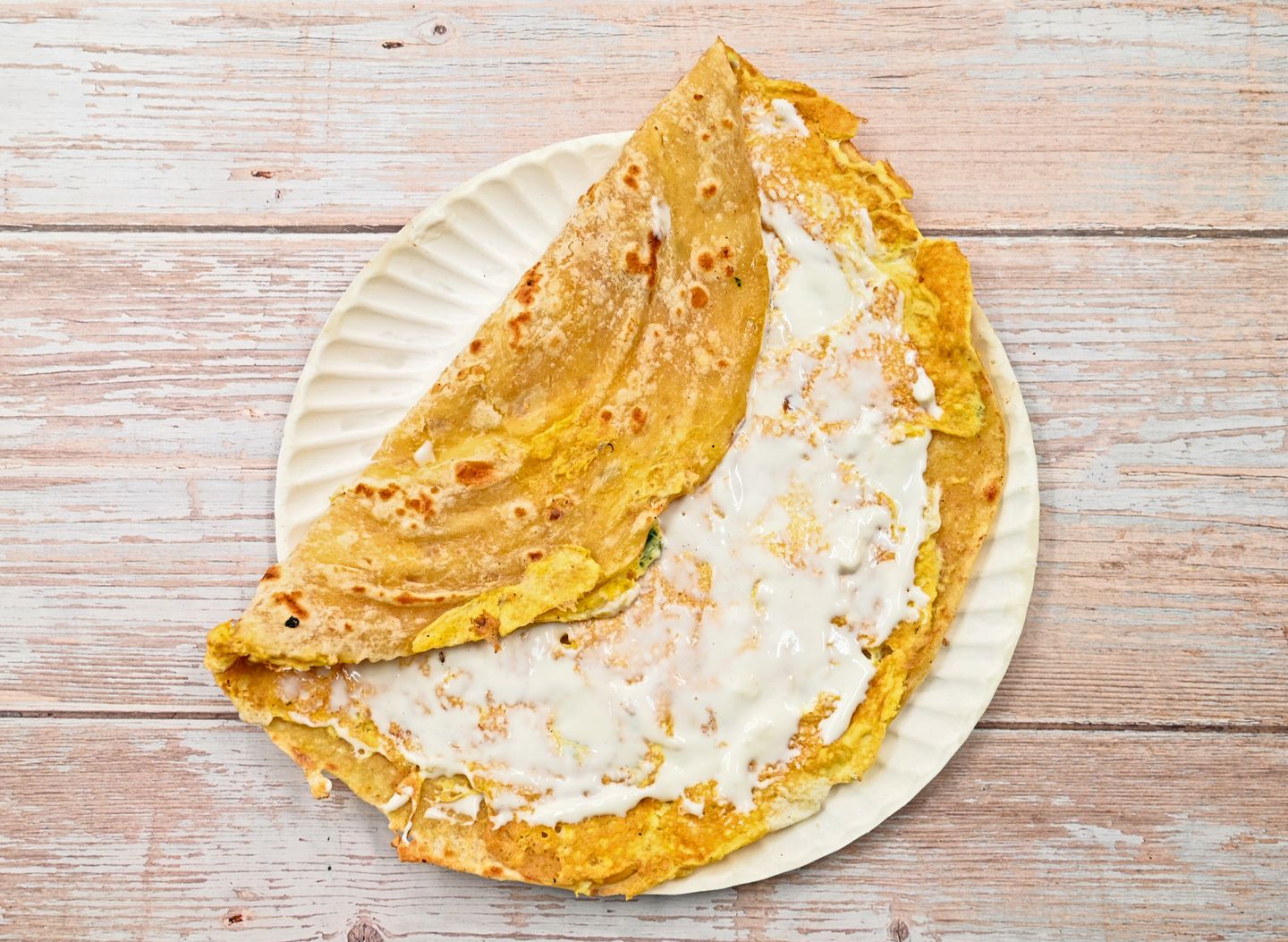 Two Eggs Pie With Double Cheese