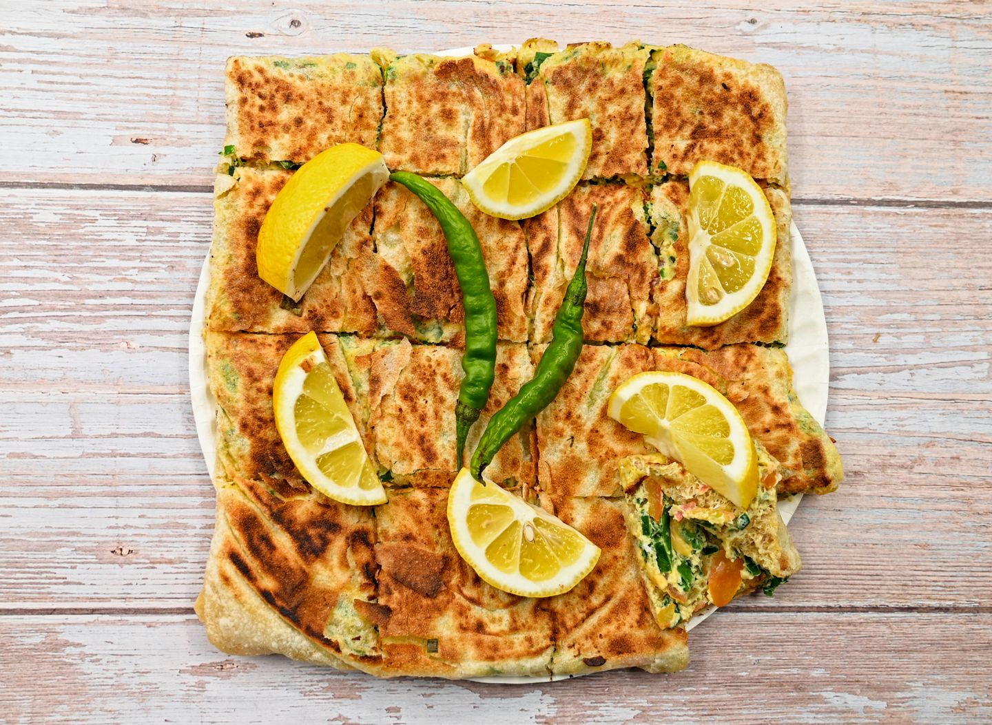 Vegetable Cheese Mutabbak