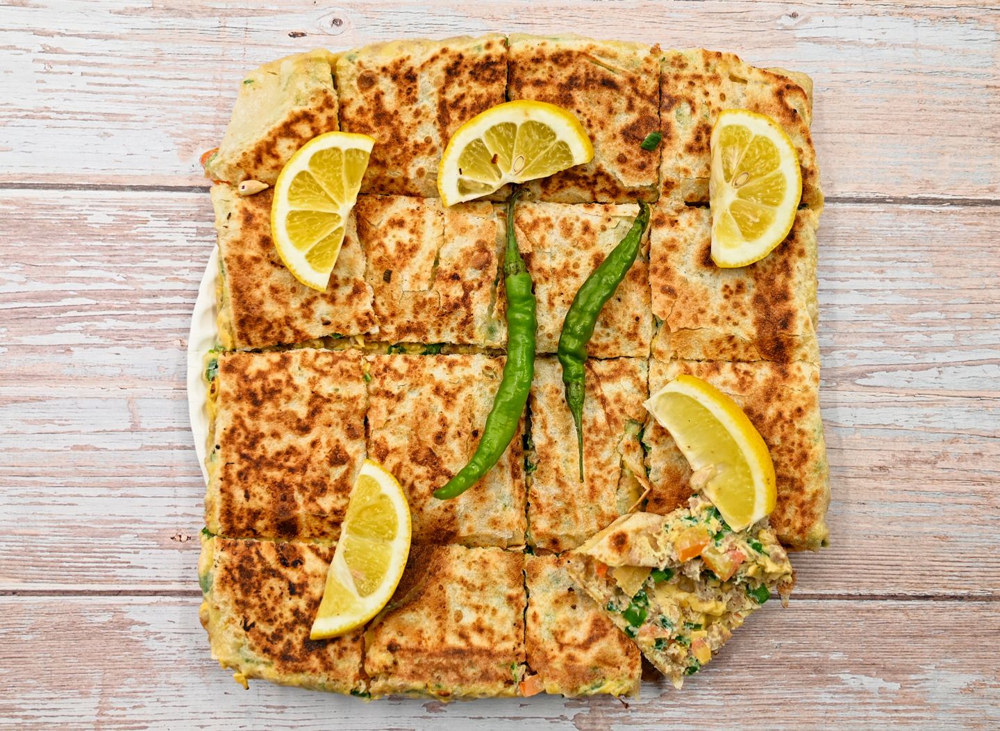 Mutabbak Meat With Cheese