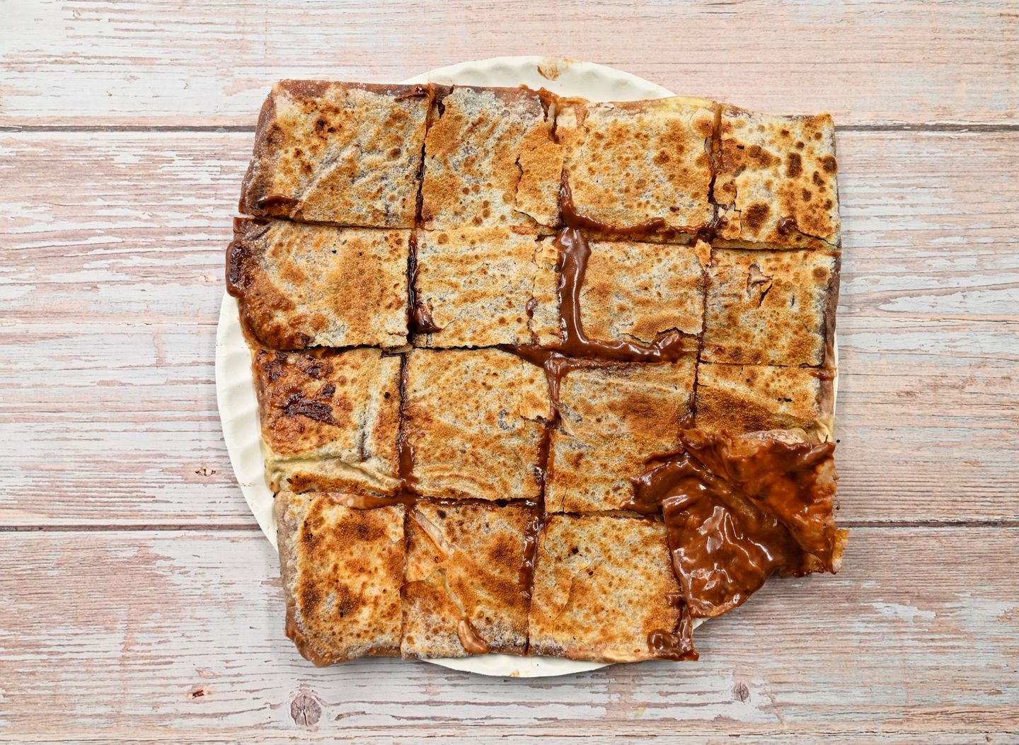 Nutella Mutabbak With Cream