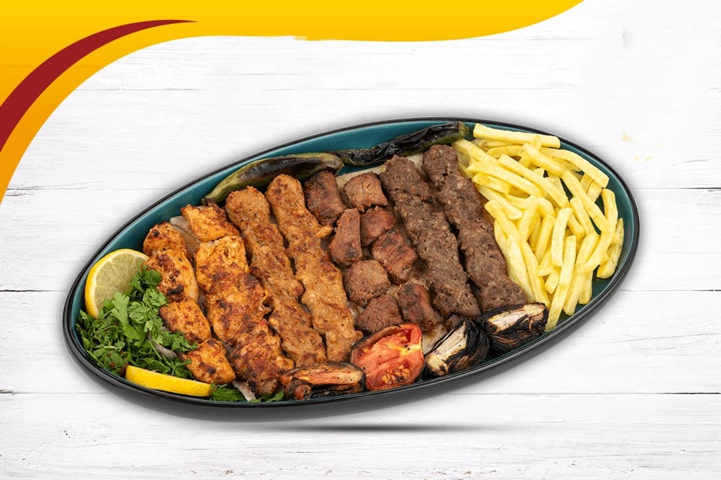 مشكل مشاوي وسط