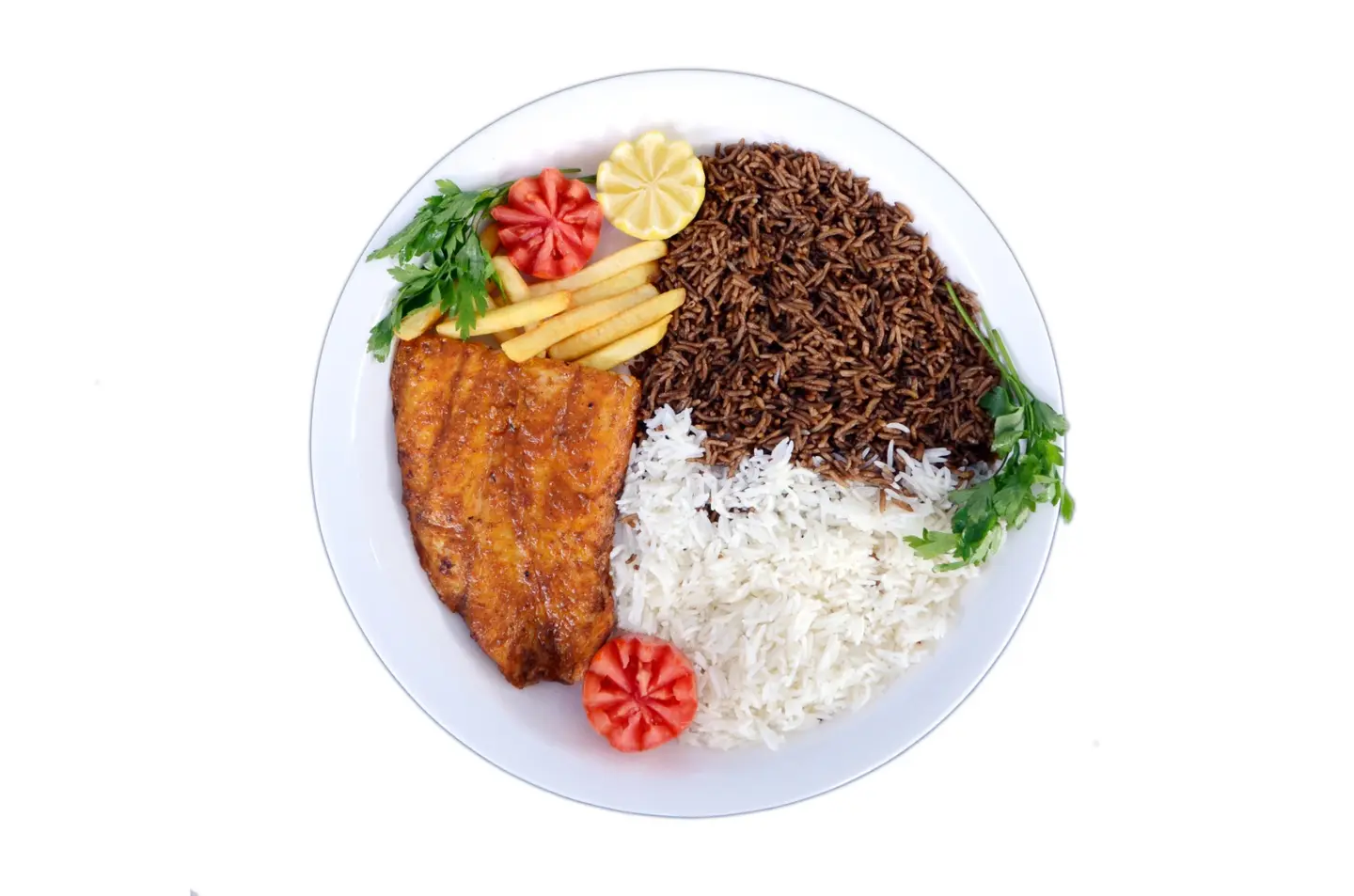 وجبة فيليه مشوي