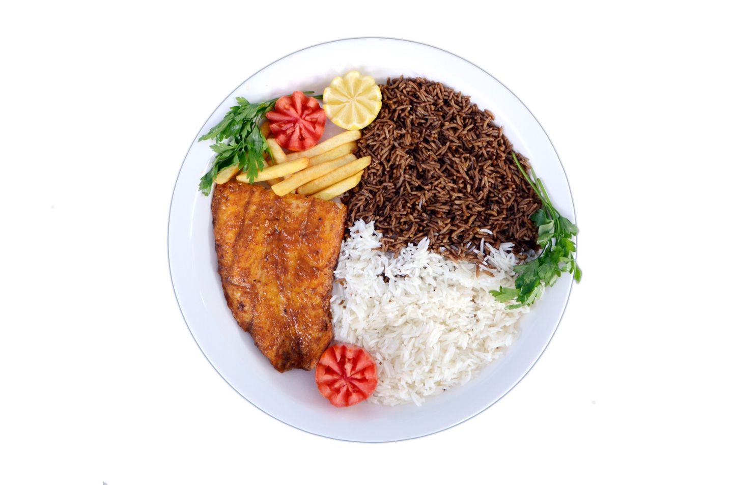 وجبة فيليه مشوي