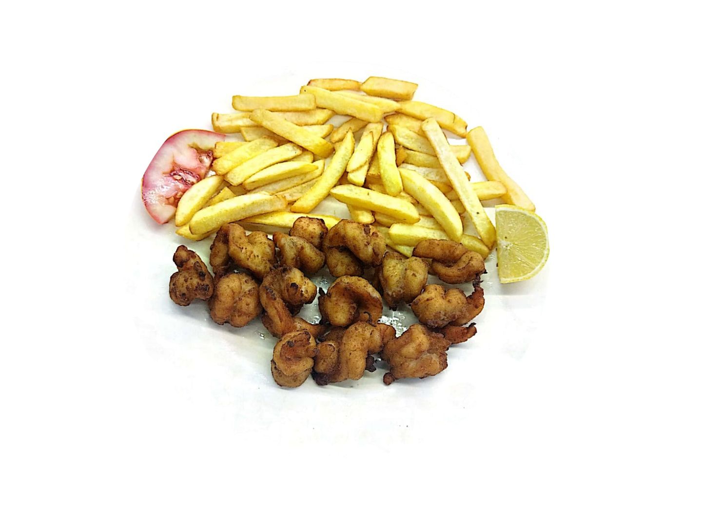 وجبة جمبري بطاطس
