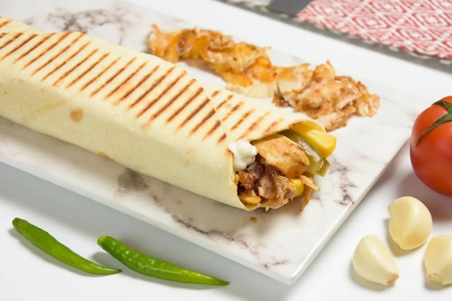 Saroukh Shawarma With Tortilla Bread