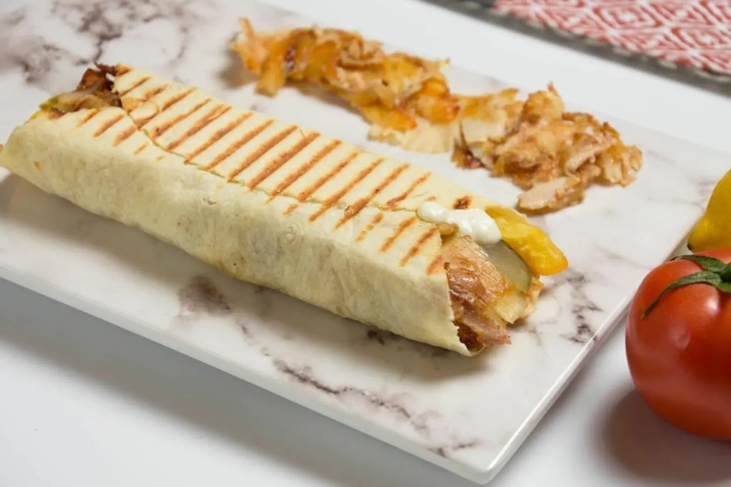 Small Shawarma With Tortilla Bread