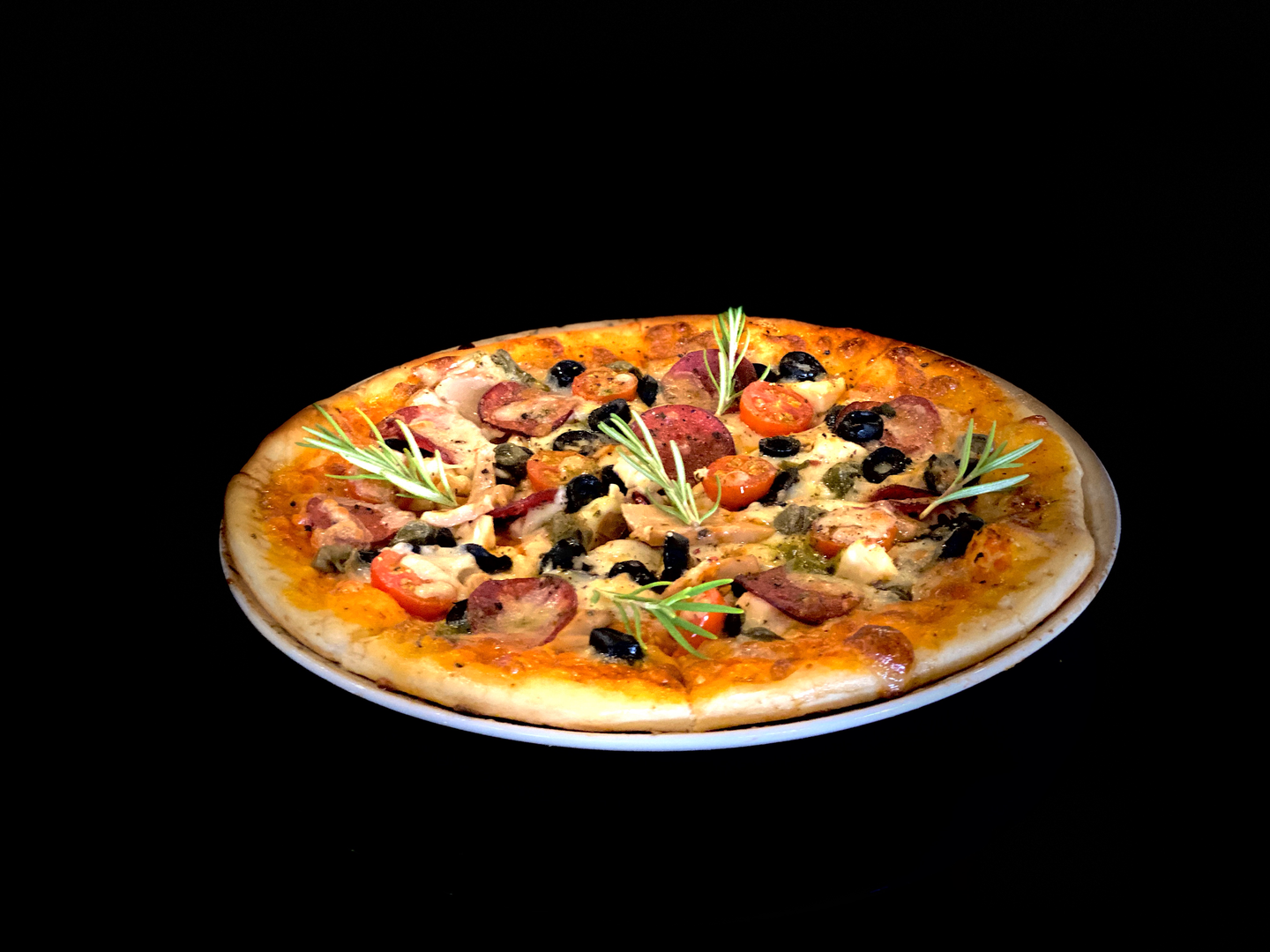 Fresh Vegetable Pizza