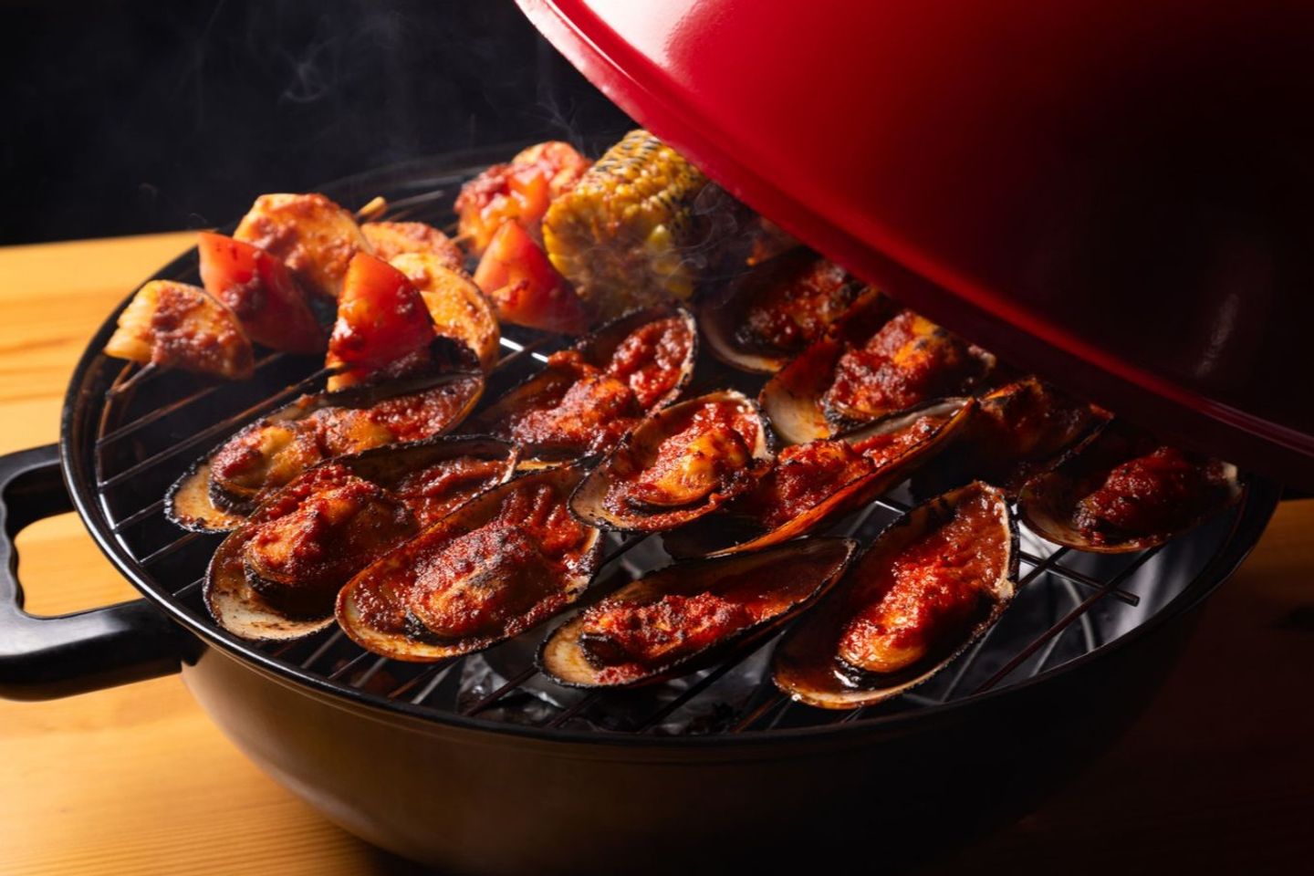 Grilled Mussels