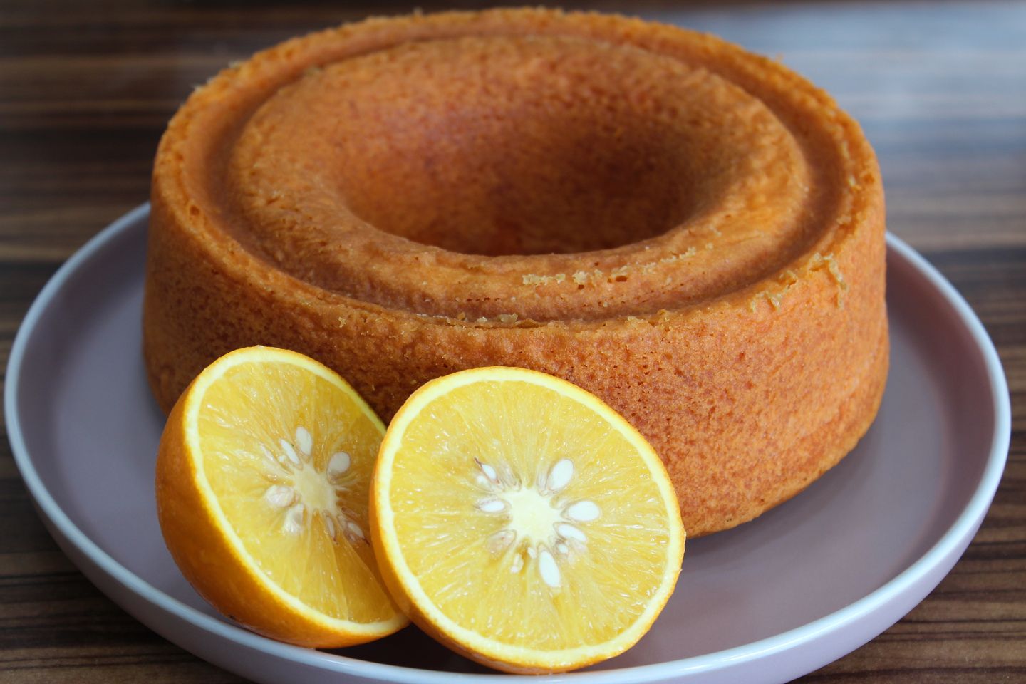 Pie Cake With Orange