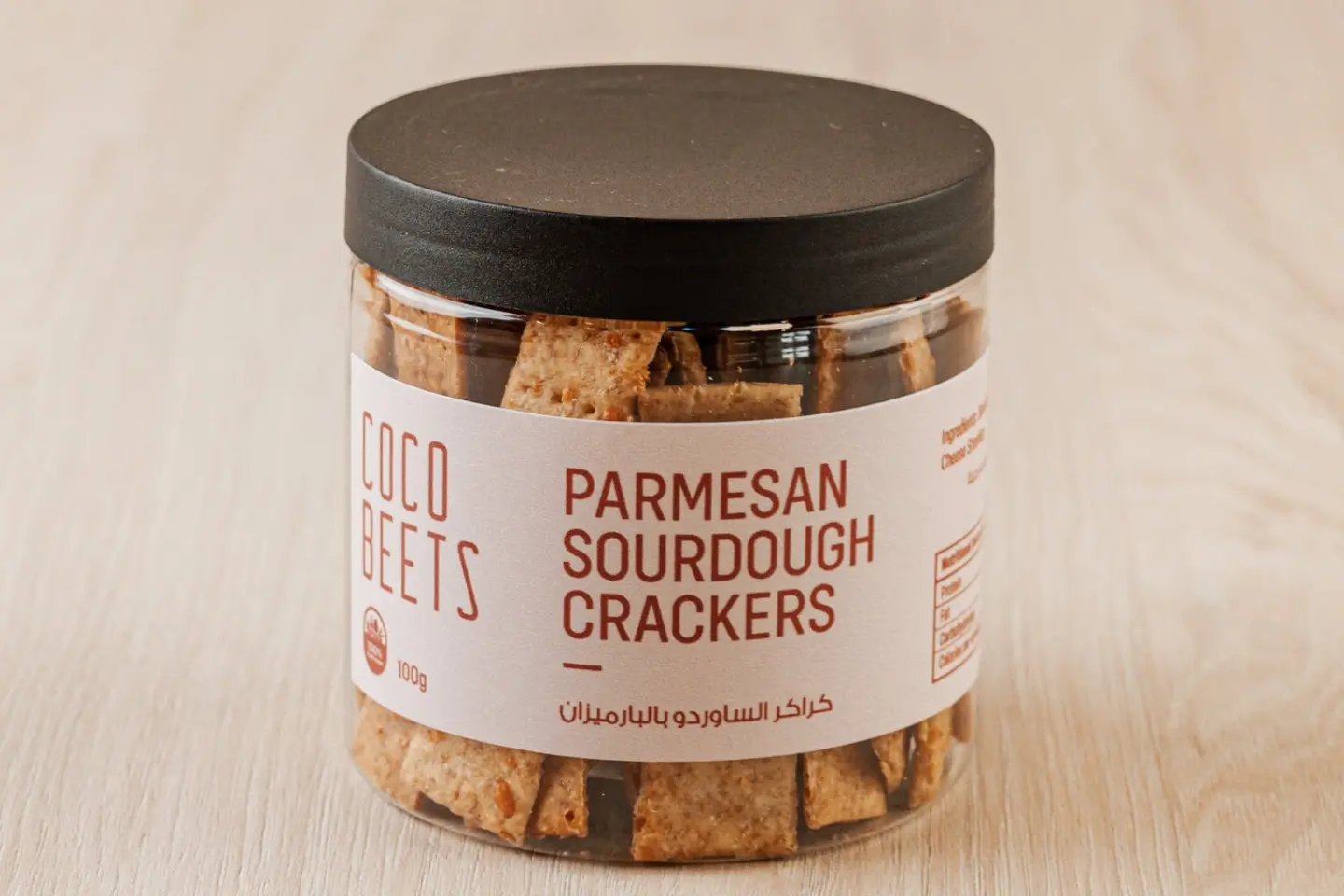 Parmesan Sourdough Crackers
