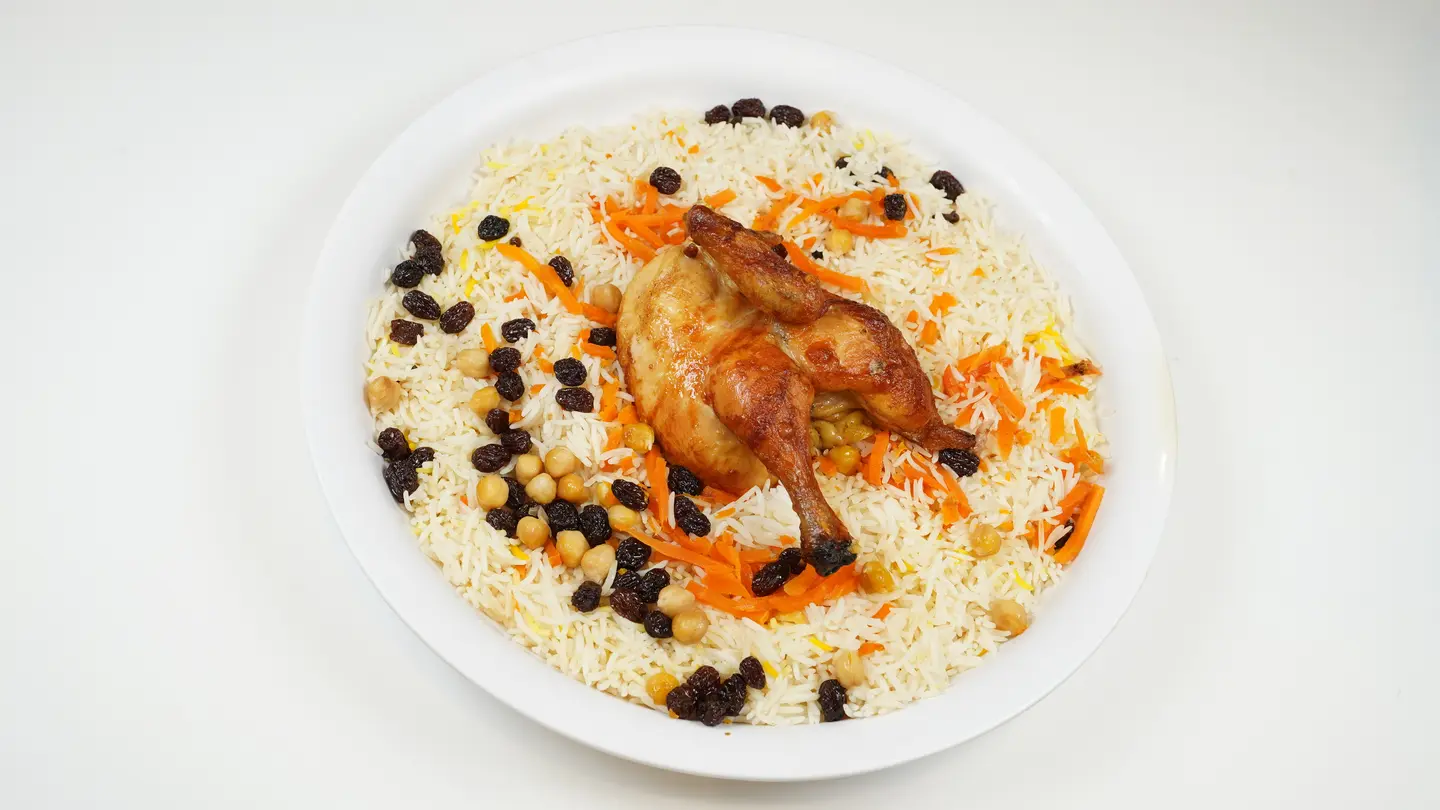 نصف دجاج شواية سادة