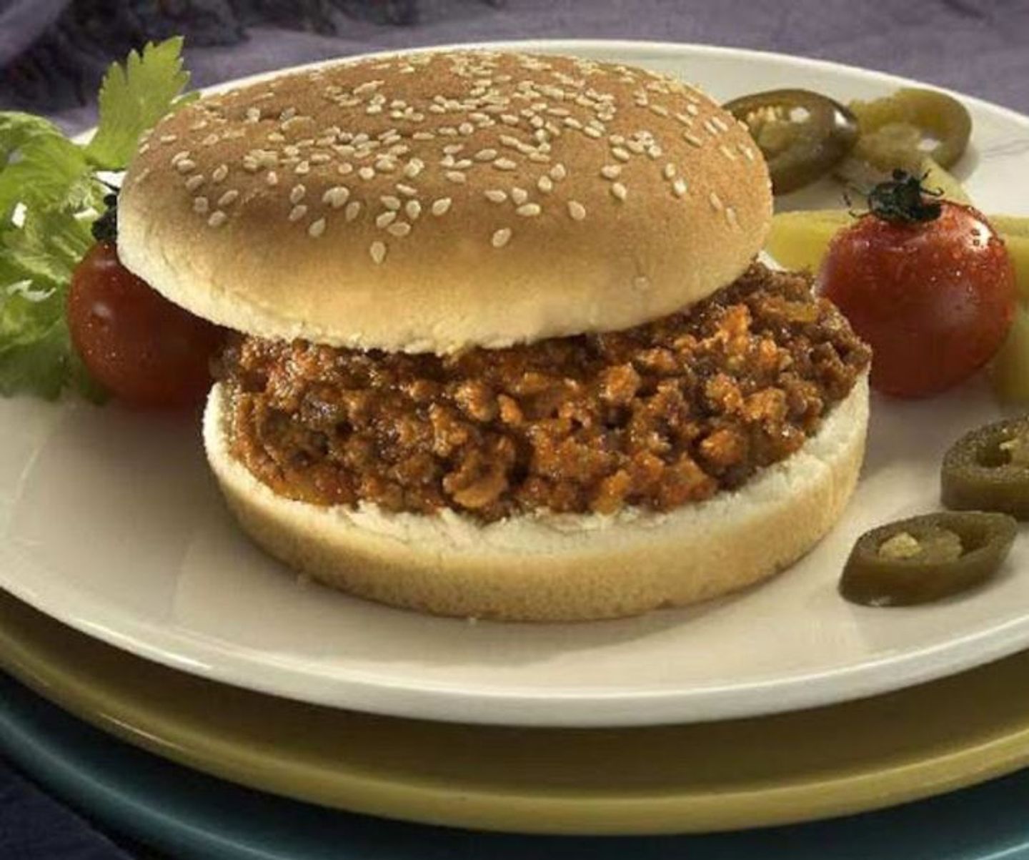 Meat With Tomato Sandwich