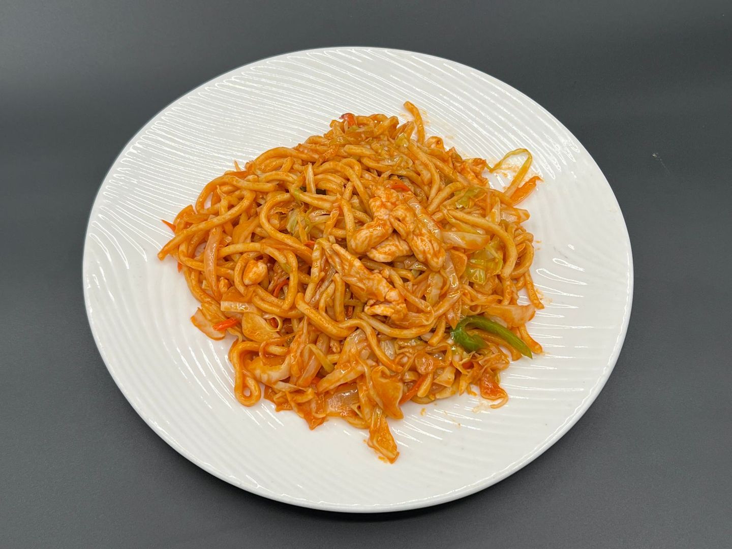 Fried Chicken With Pasta