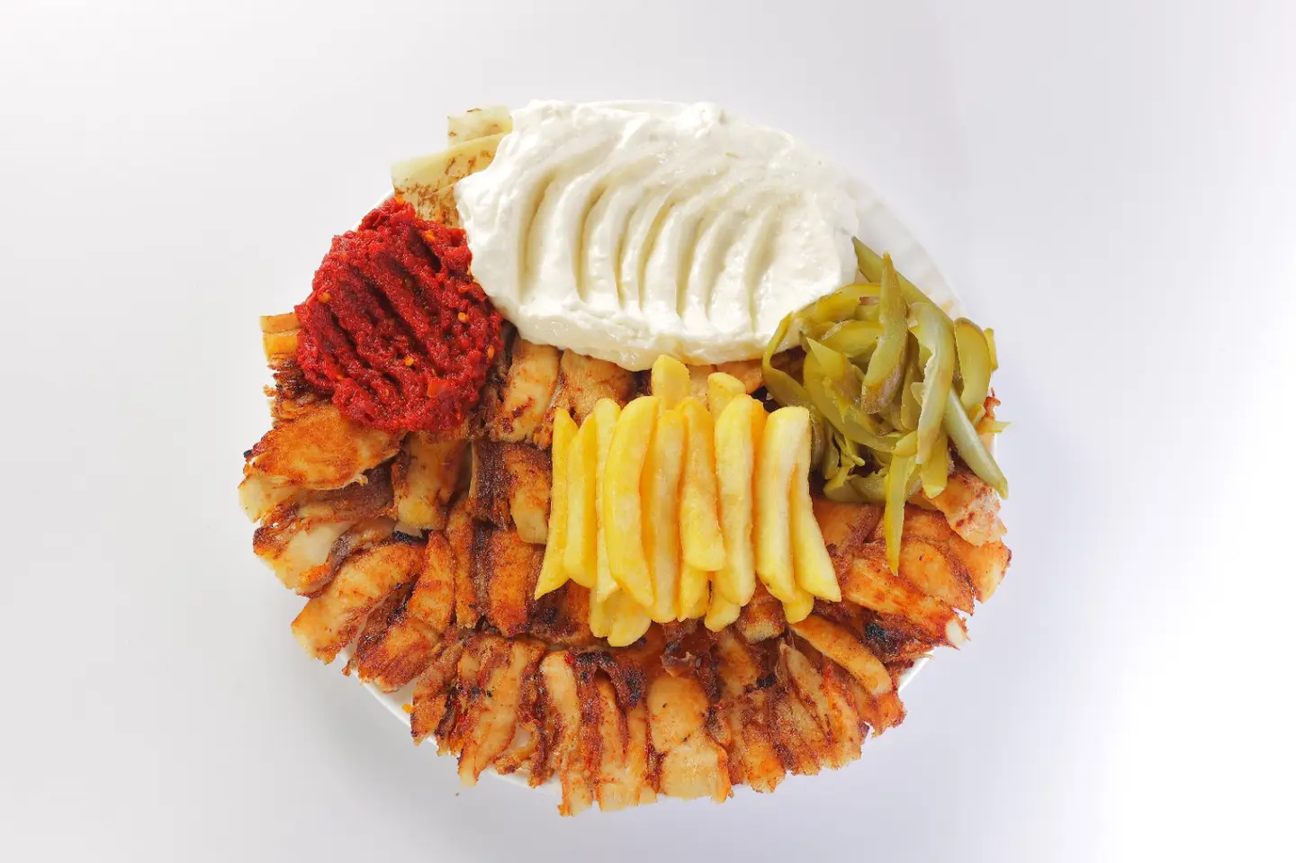 Shawarma Farrt Plate