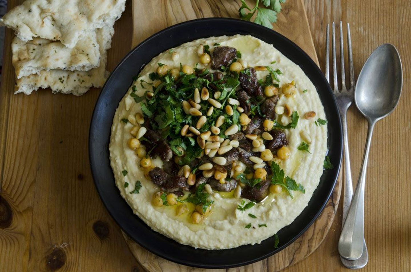 Hummus With Meat