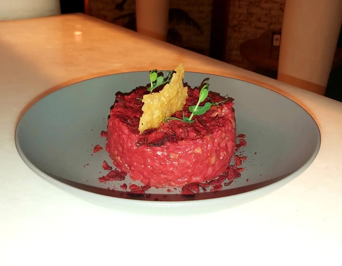 Risotto Veal And Beetroot
