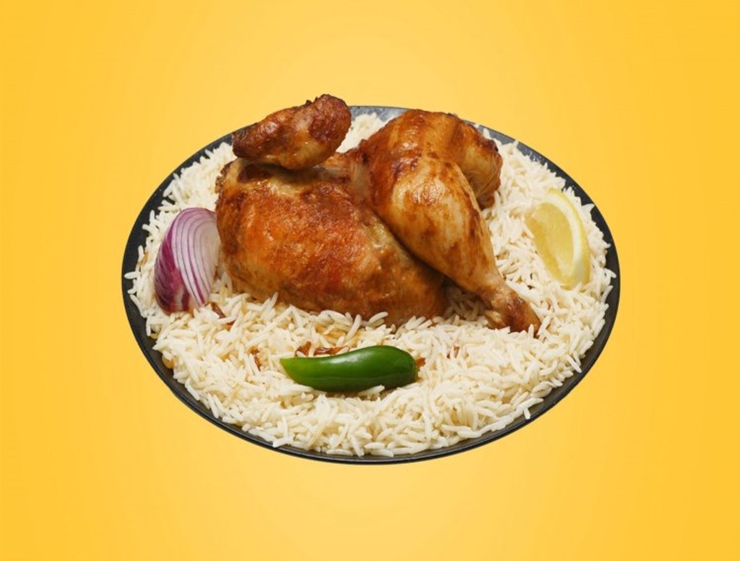 نصف حبة دجاج شواية