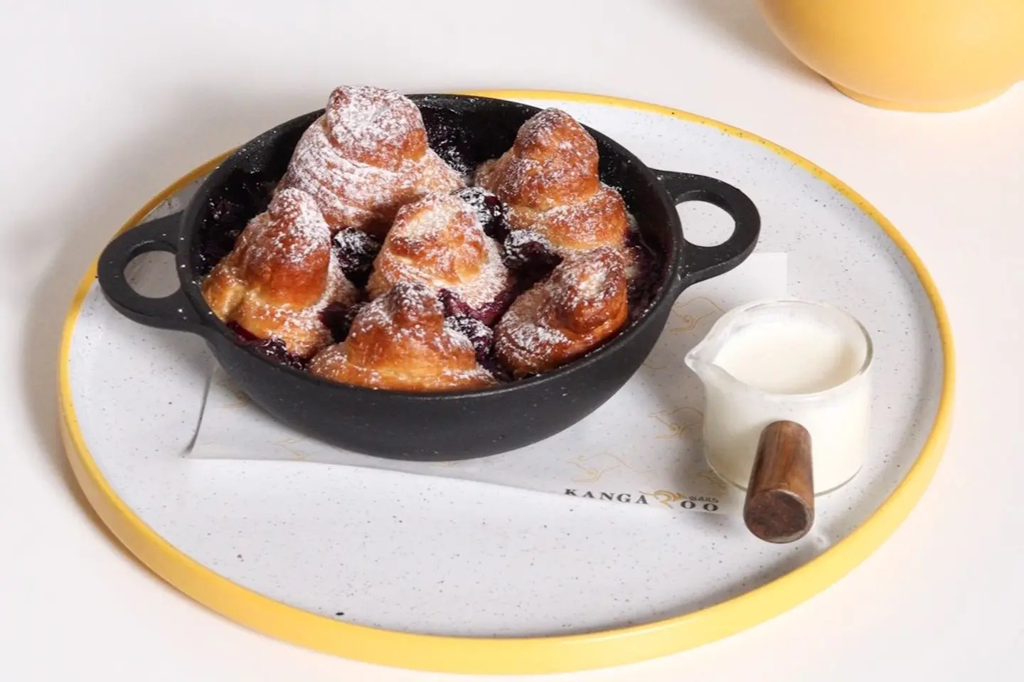 Berry Croissant Pudding