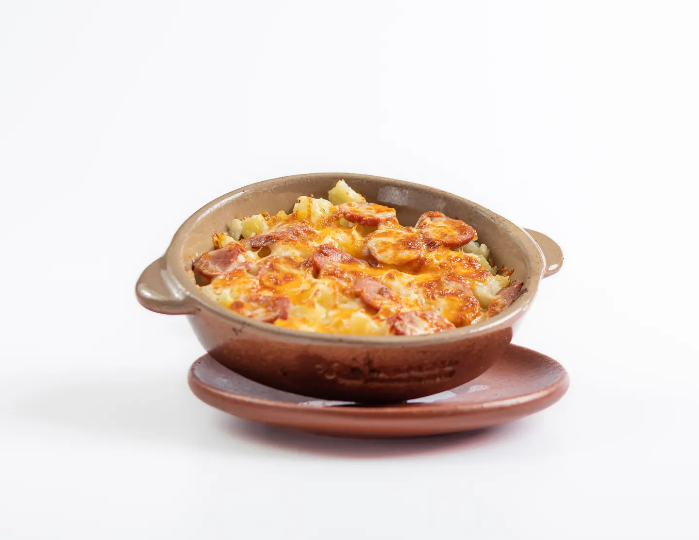 Potatoes With Cheese And Hot Dog