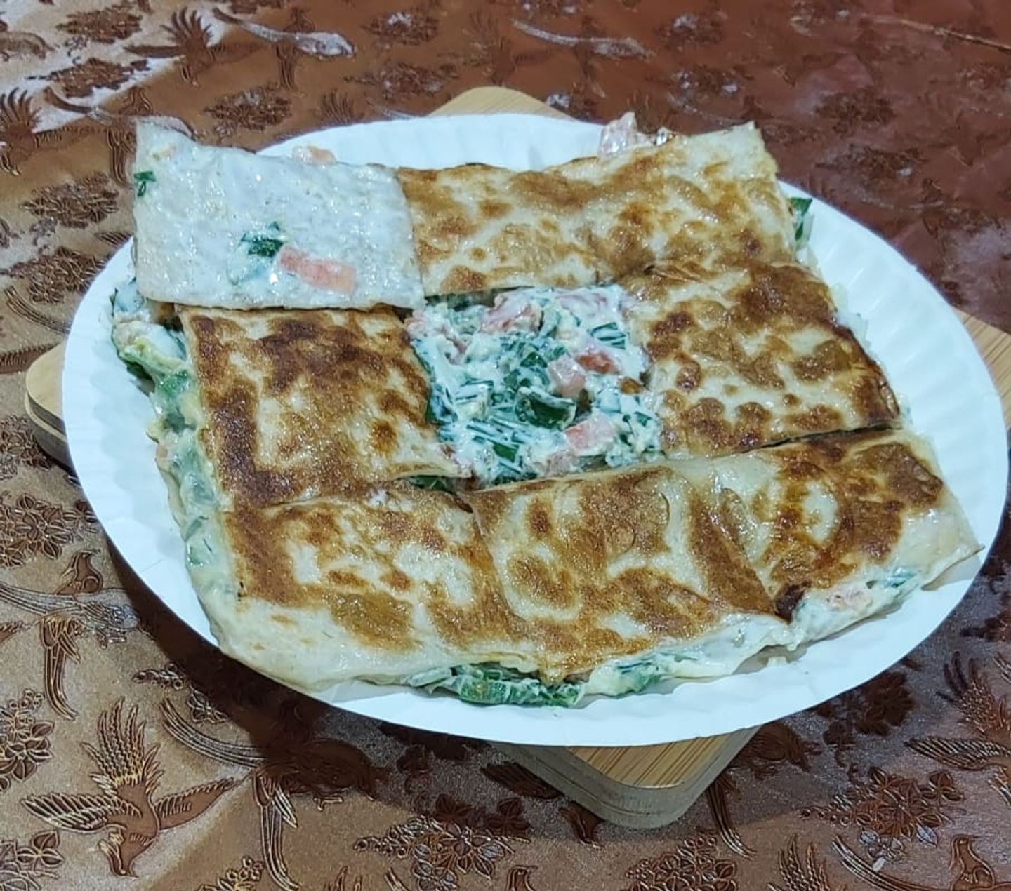 مطبق خضار جبن