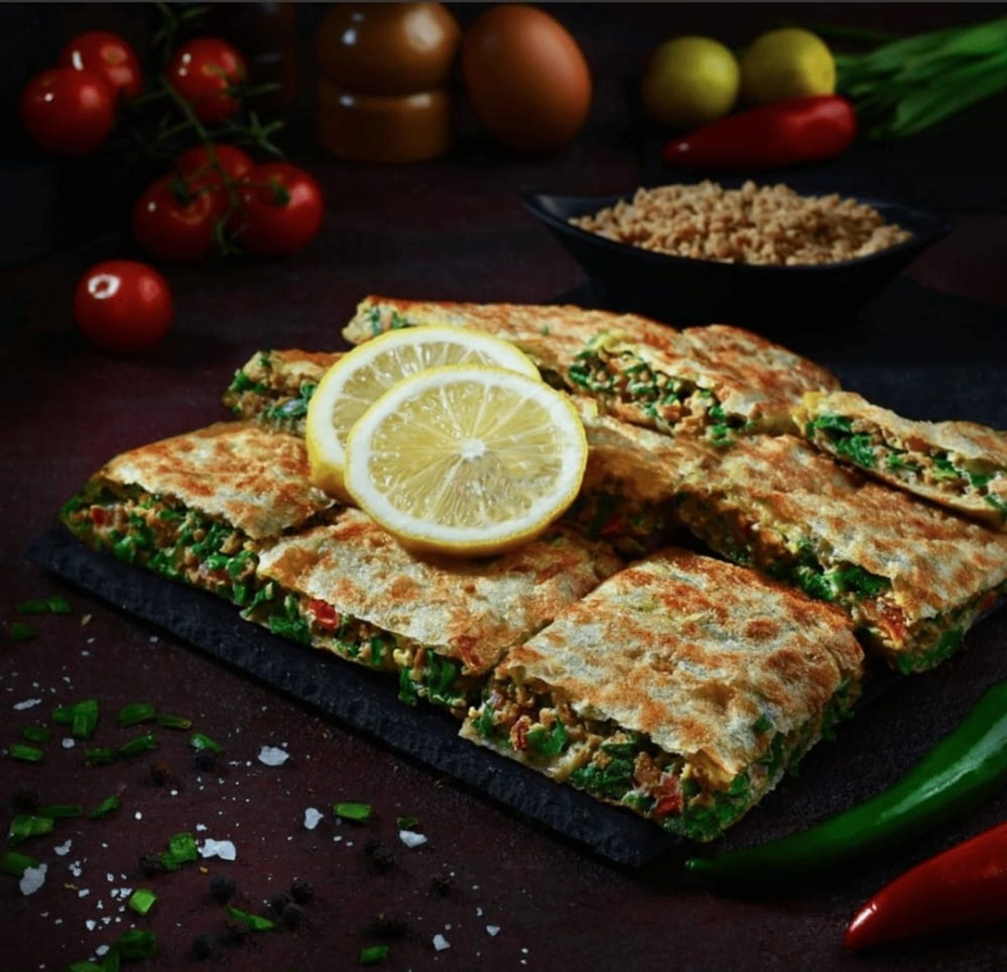 مطبق مالح لحم