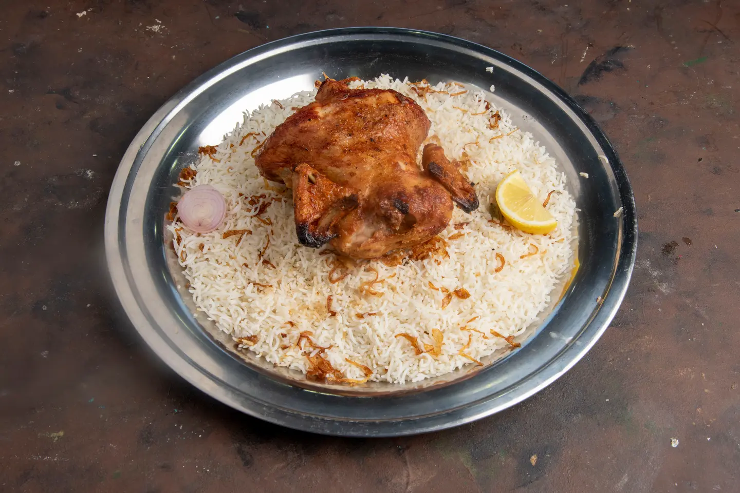 Whole Grilled Chicken With 2 Peshawar Rice