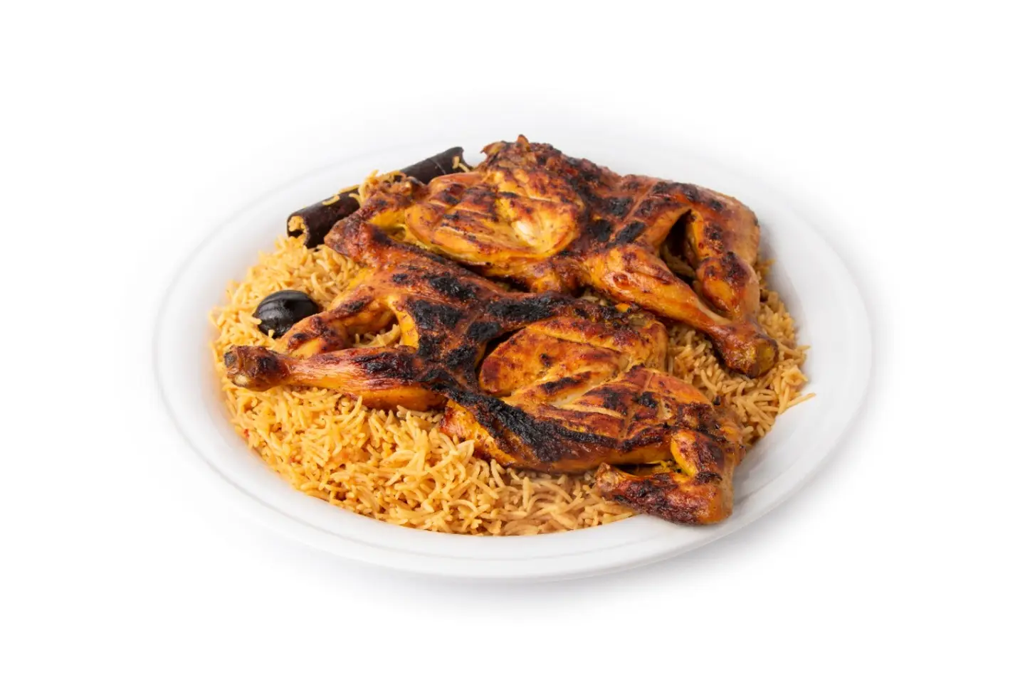 Whole Charcoal Chicken With 2 Bukhari Rice