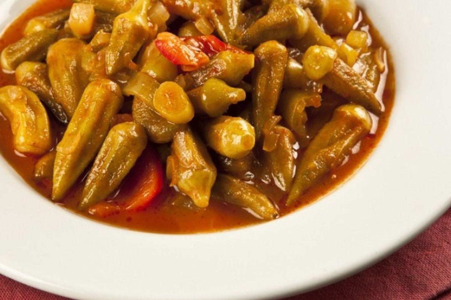 Cooked Okra