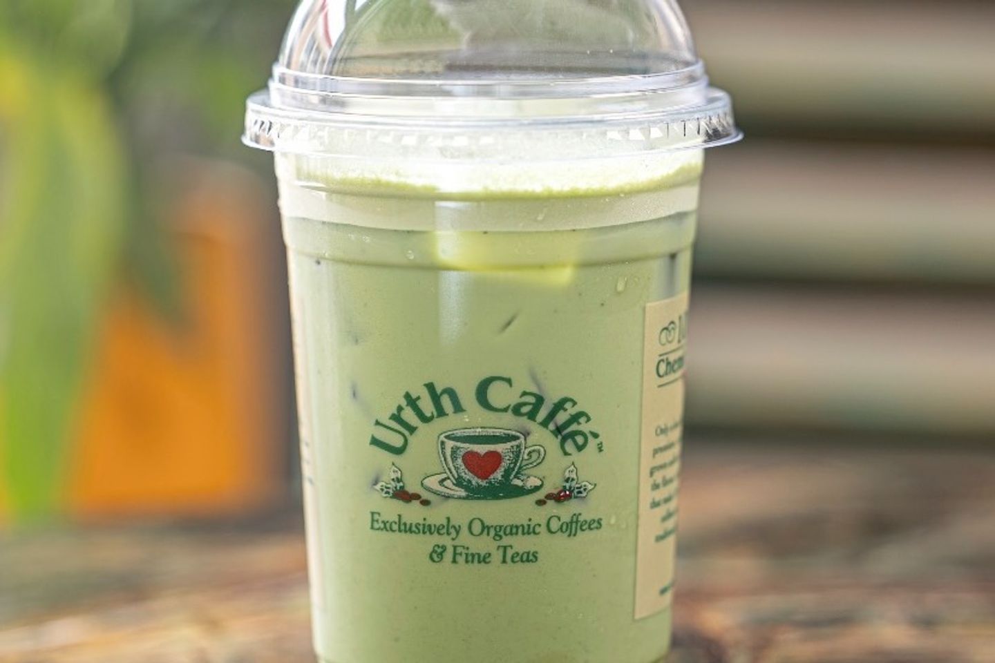 Organic Matcha Latte On Ice