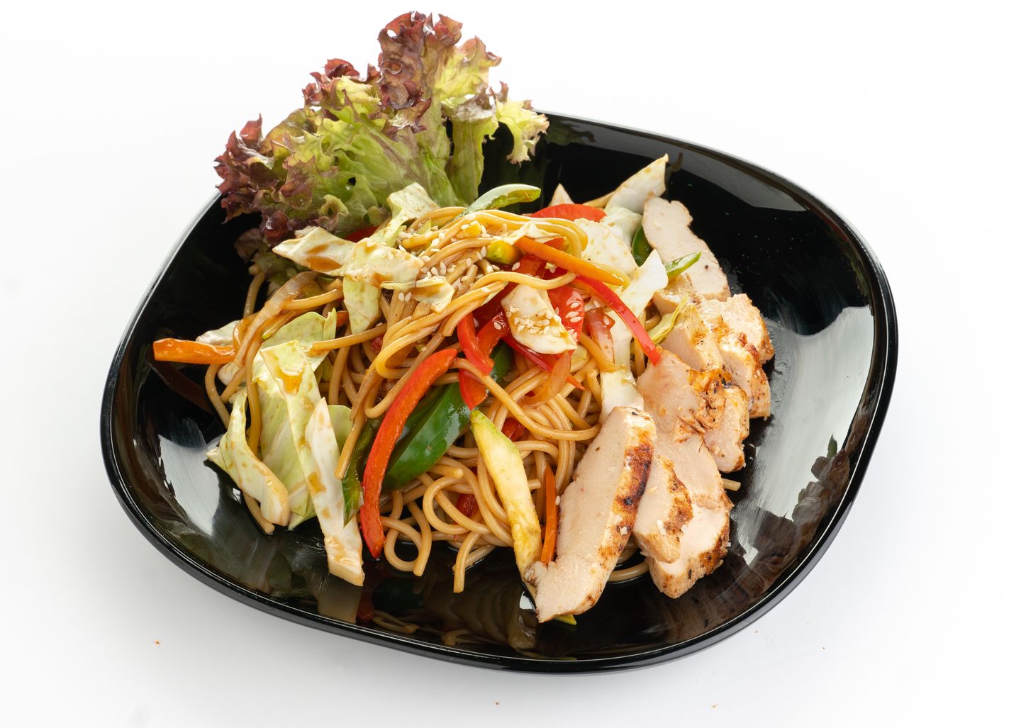 Chinese Noodles With Teriyaki Sauce