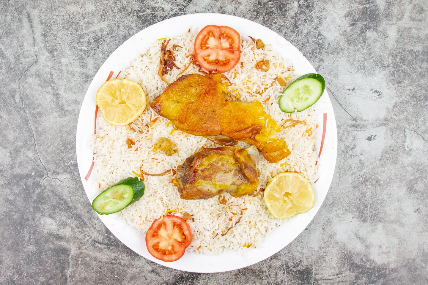 Mandi Meat And Shabi Rice