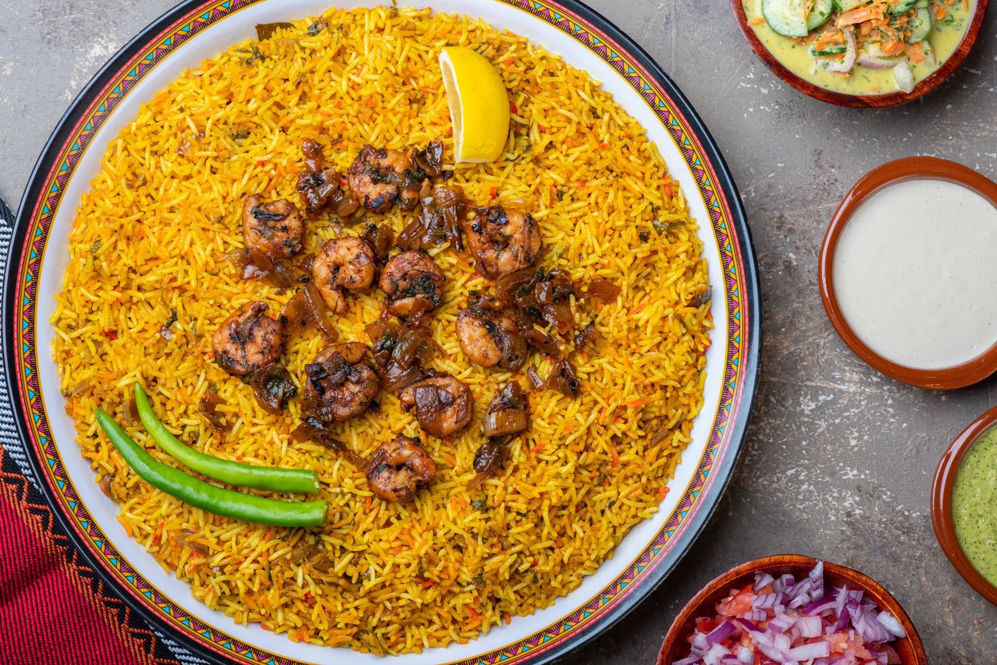 برياني روبيان