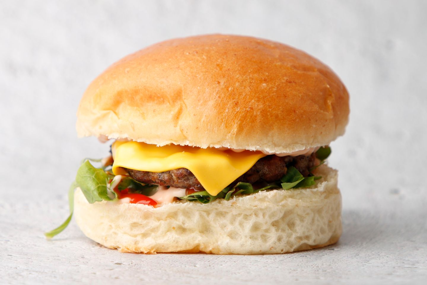 Meat Burger With Cheese