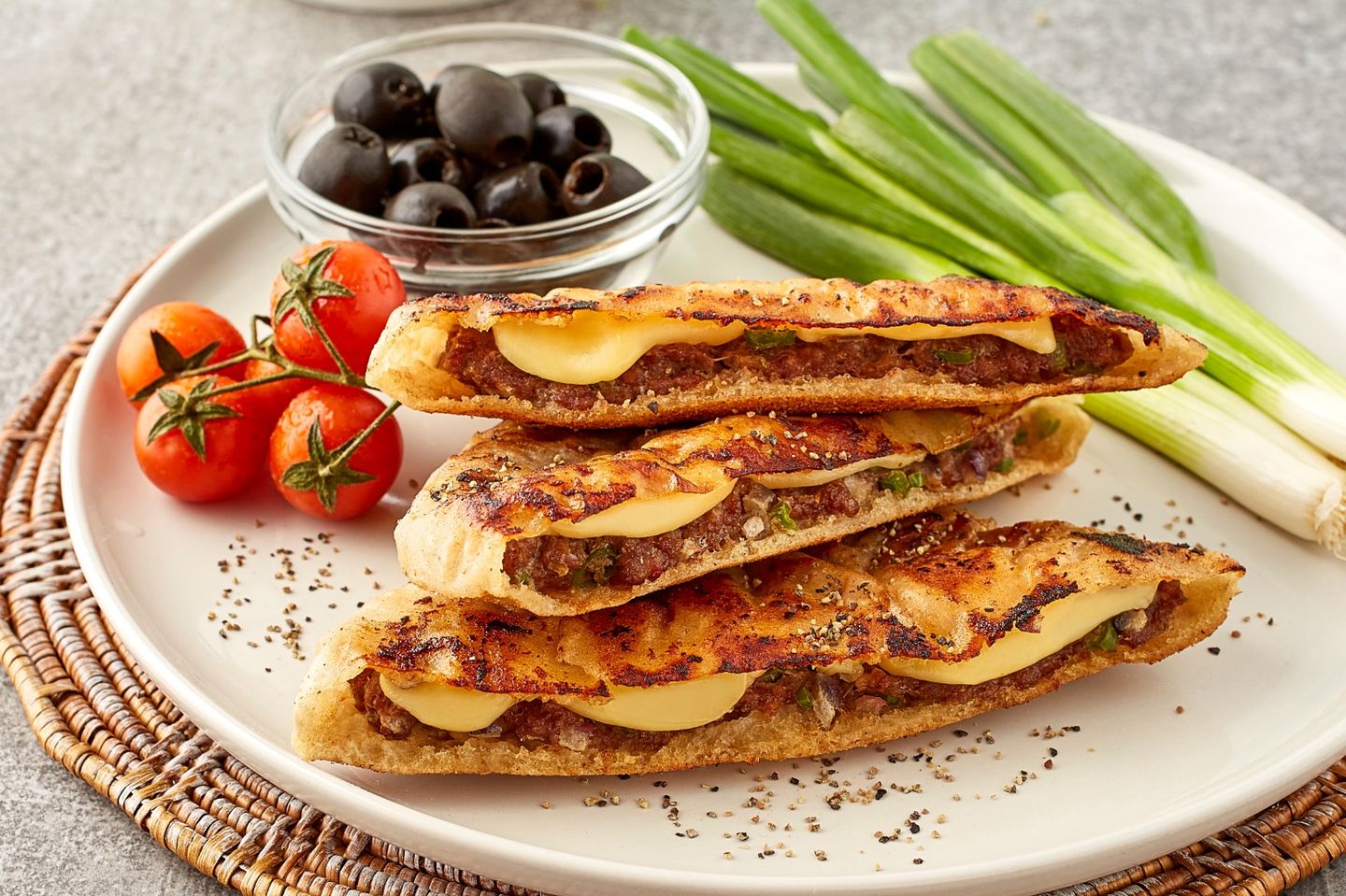 International Hawawshi Chicken With Cheese Loaf