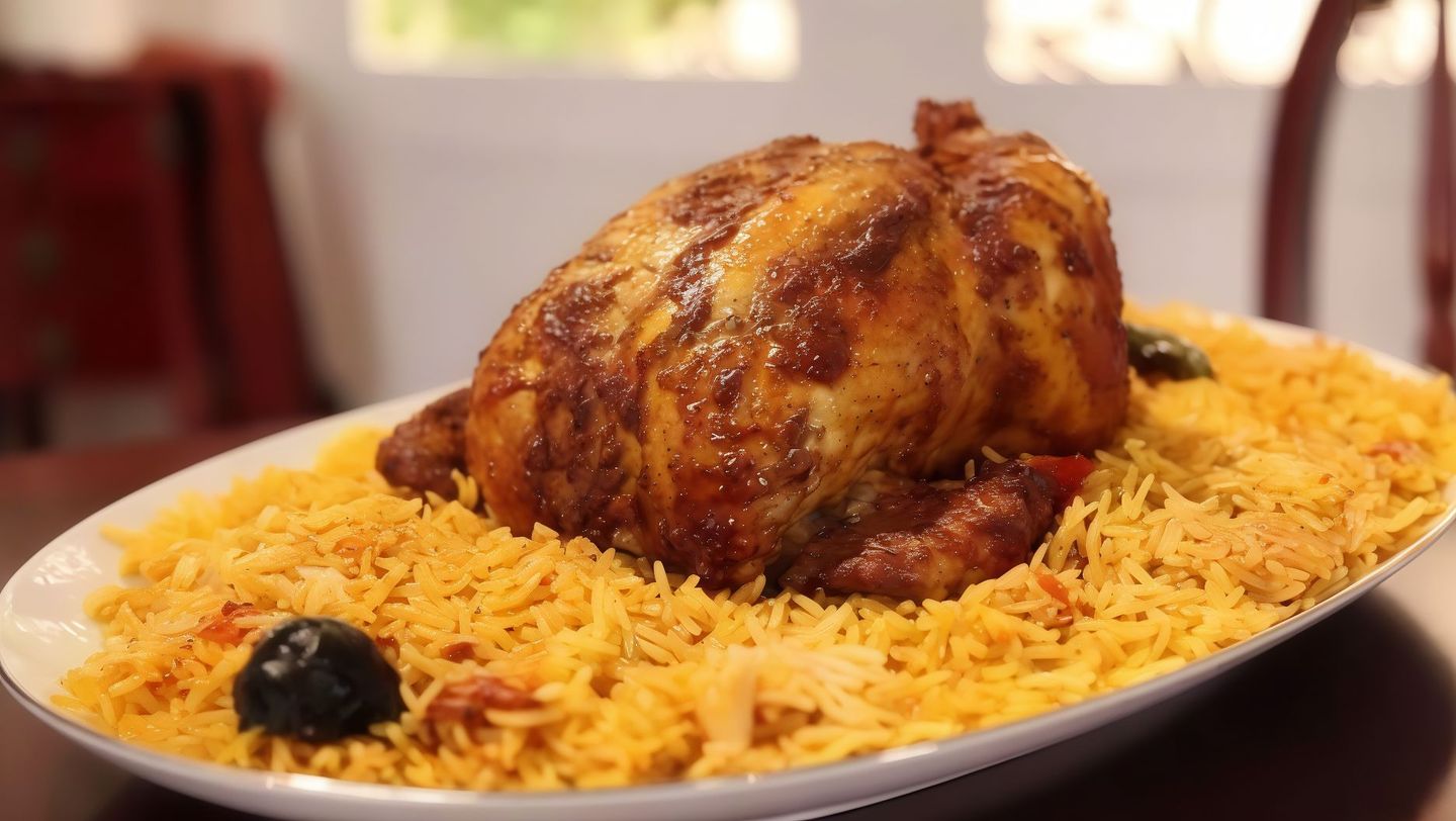 Grill Chicken With Rice
