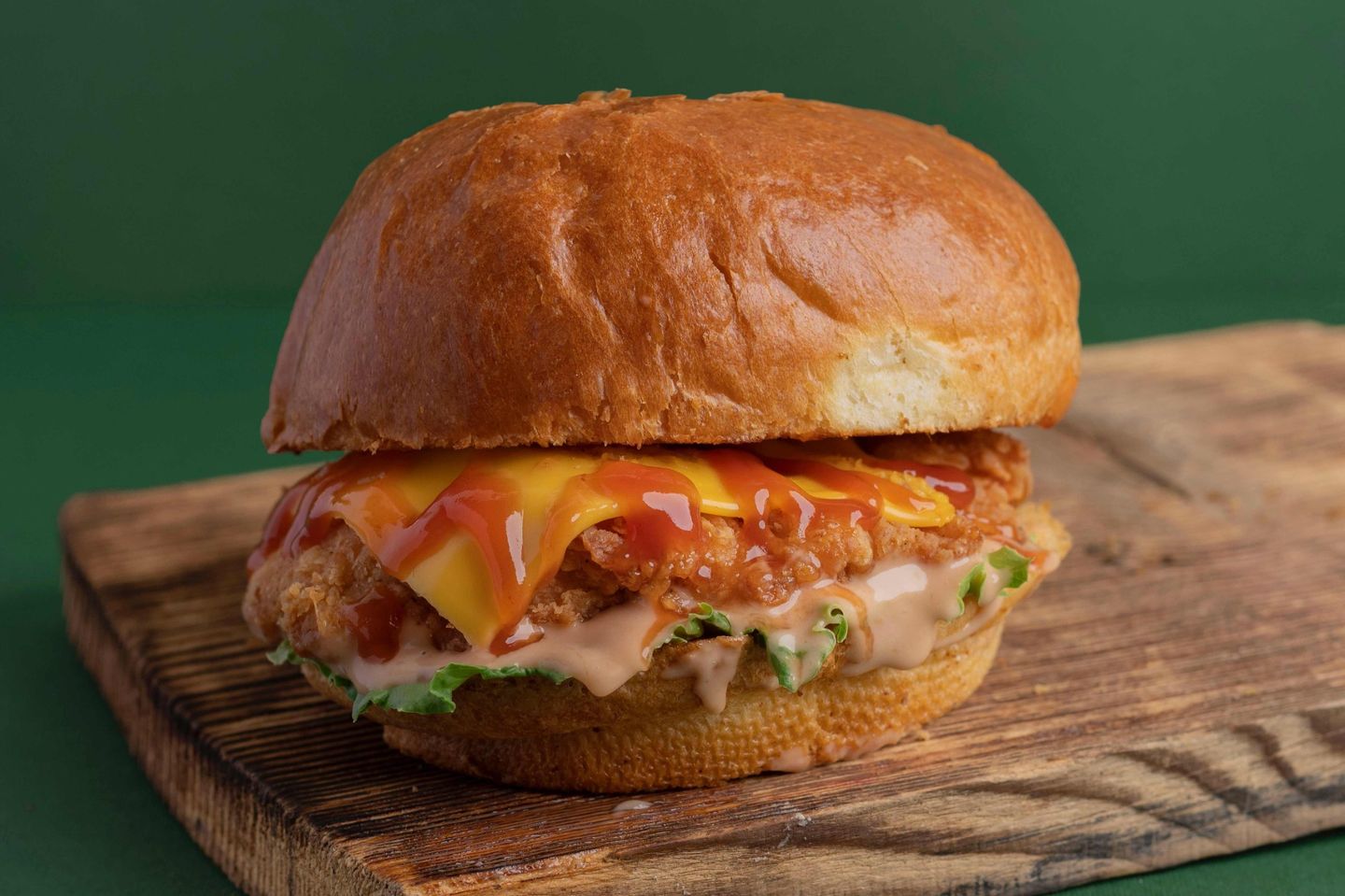 Burger Strips Meal With Brioche Bread
