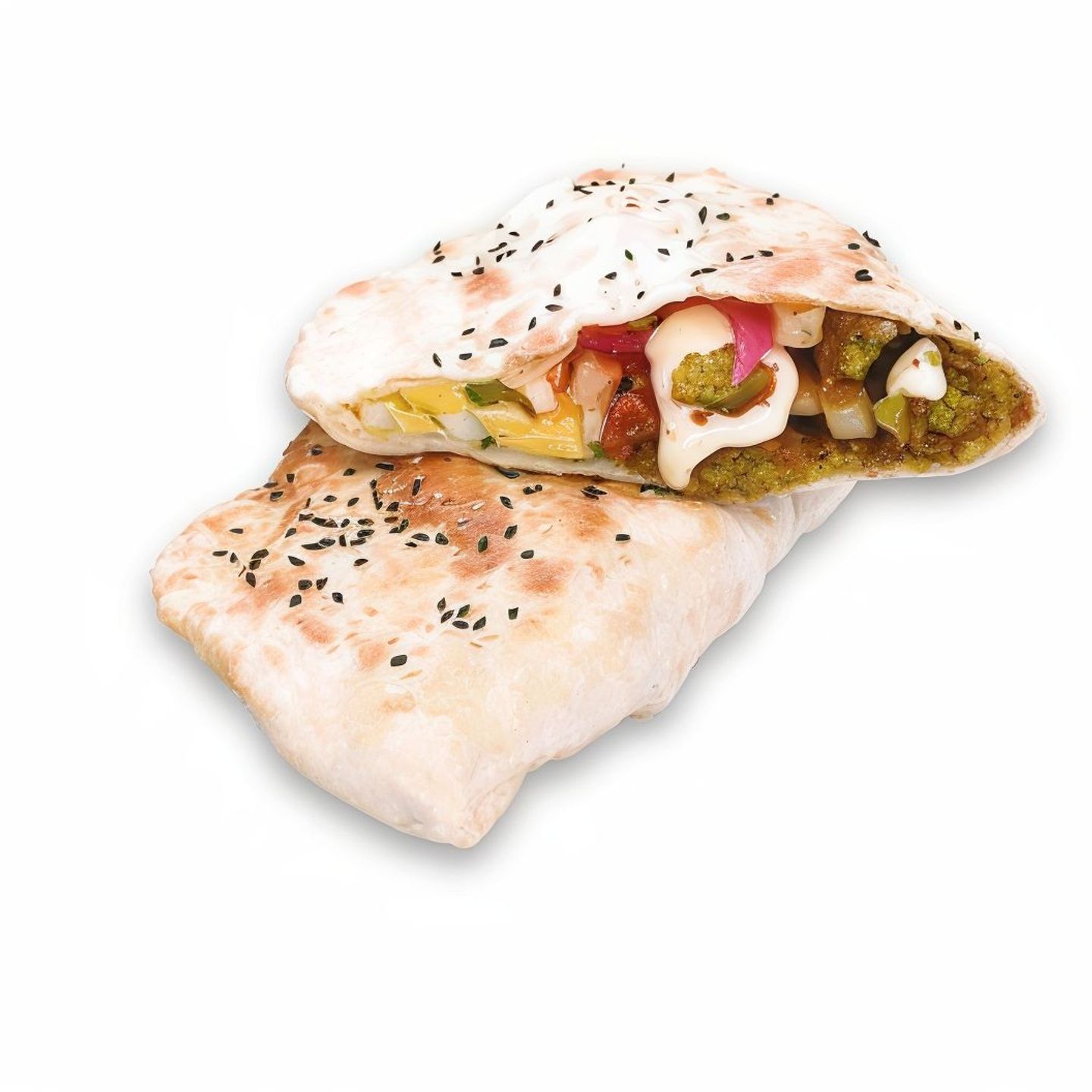 Falafel Pie With Labneh