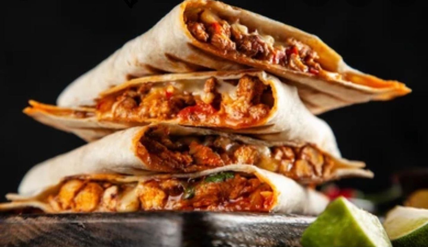 Creamy Chicken Casadia Wrap