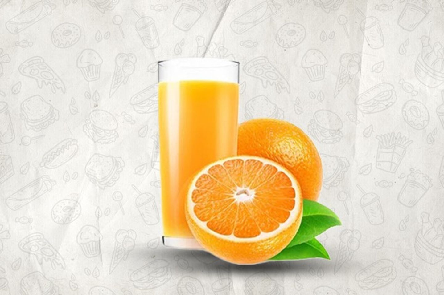 عصير برتقال طبيعي