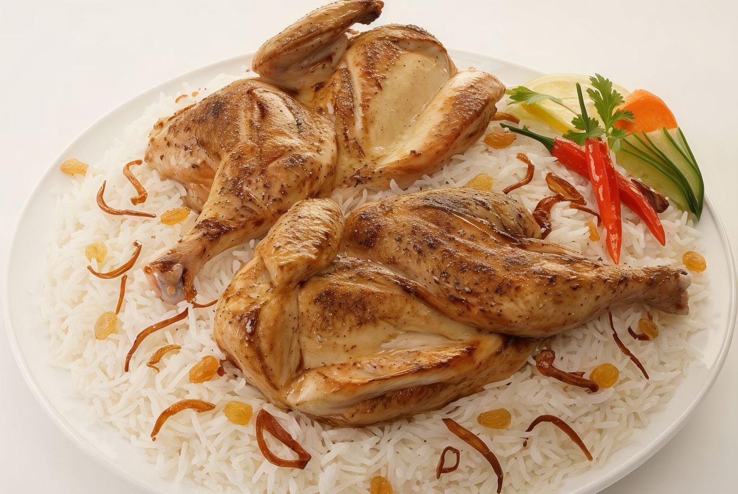 Whole Chicken On Cola With Rice